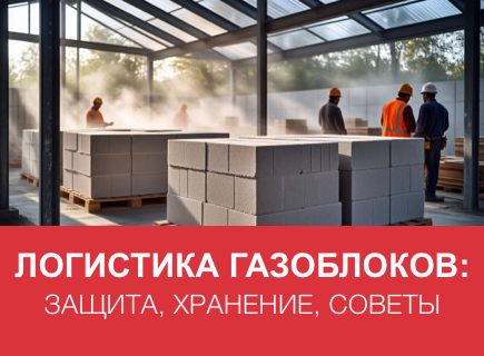 Идеальная логистика газоблоков: защита, хранение, советы